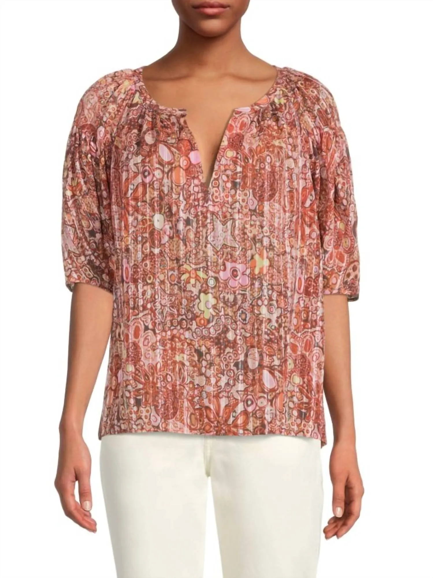 A.L.C. - JULIANNA SILK TOP
