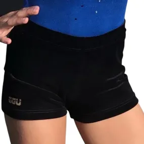 Black Velvet Shorts