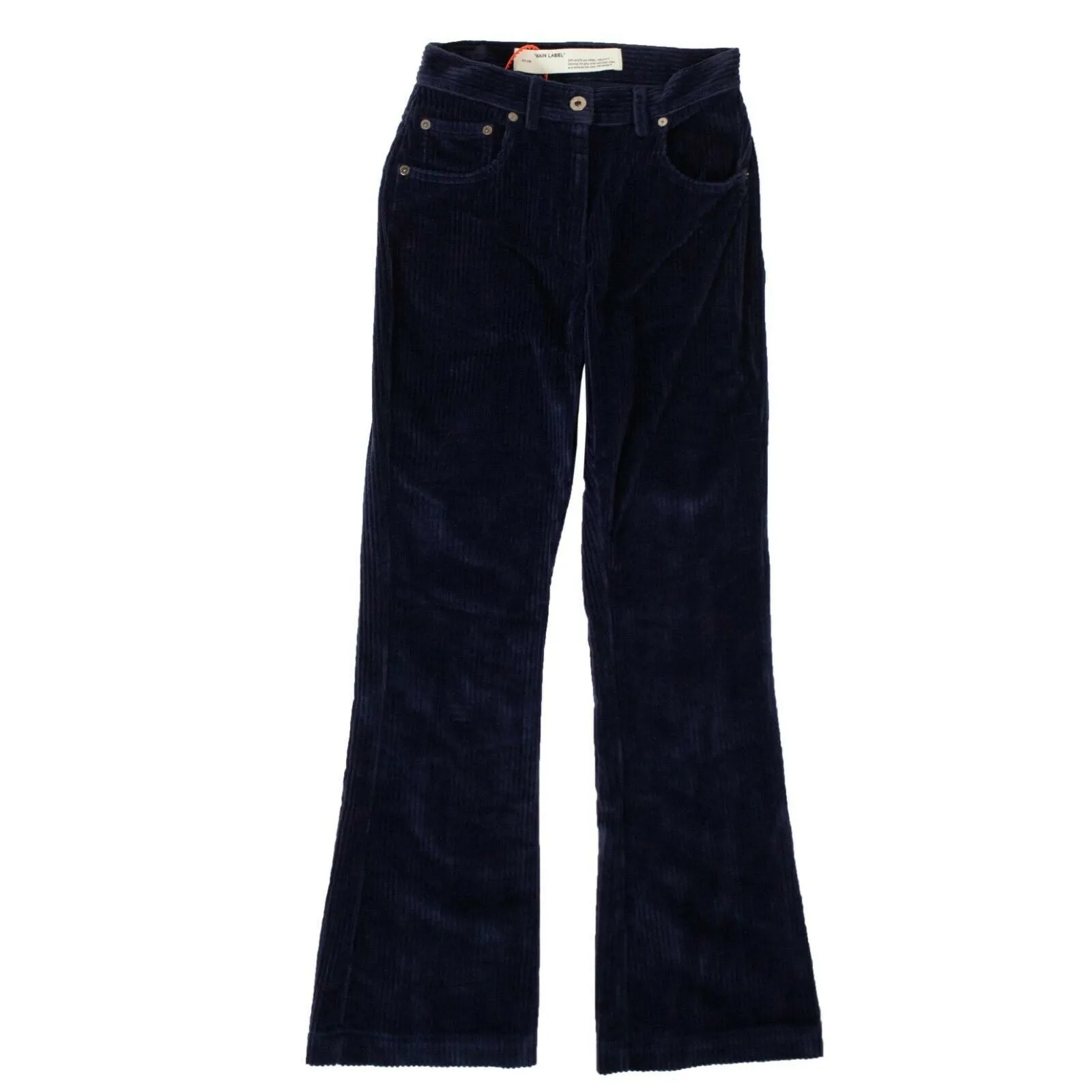 Blue Velvet Cotton Pants