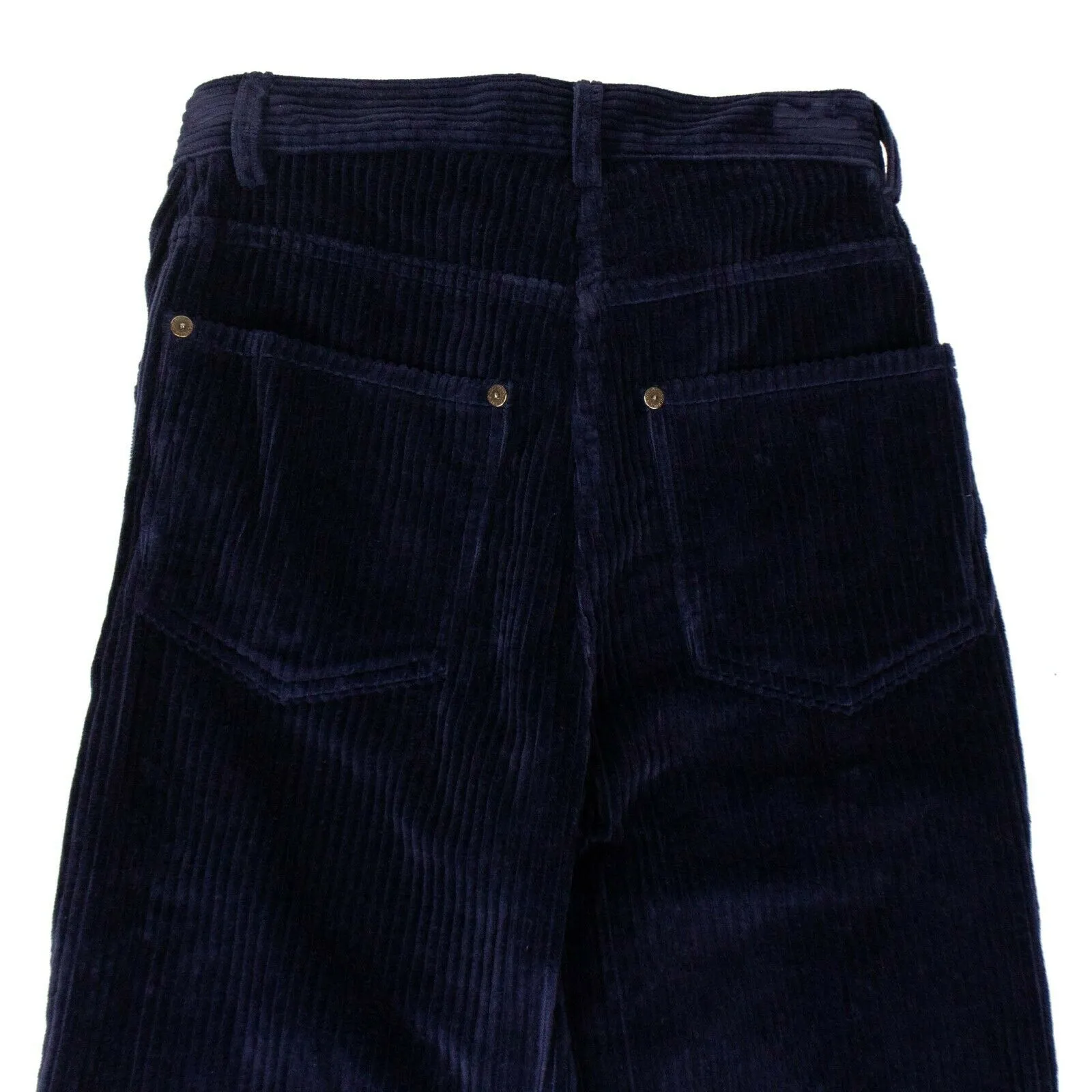 Blue Velvet Cotton Pants