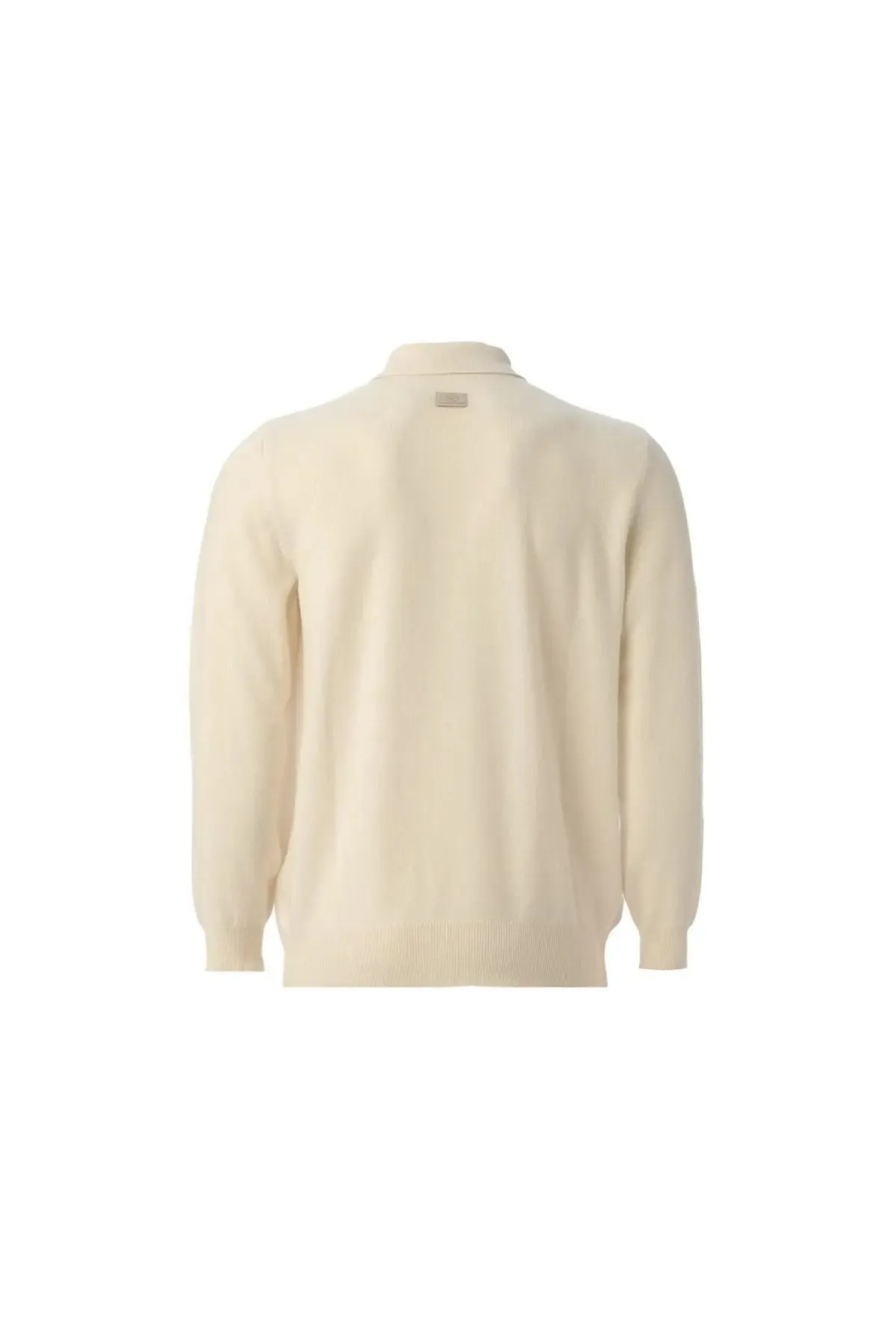 Ecru Pure Cashmere Men's Sweater