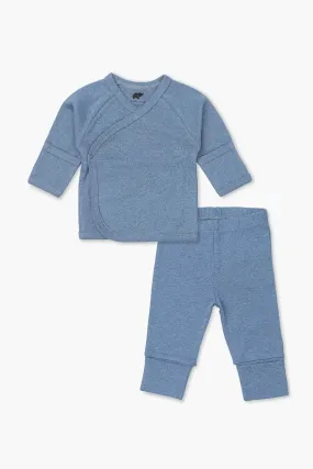 Hello Baby Set_Light Blue Heather
