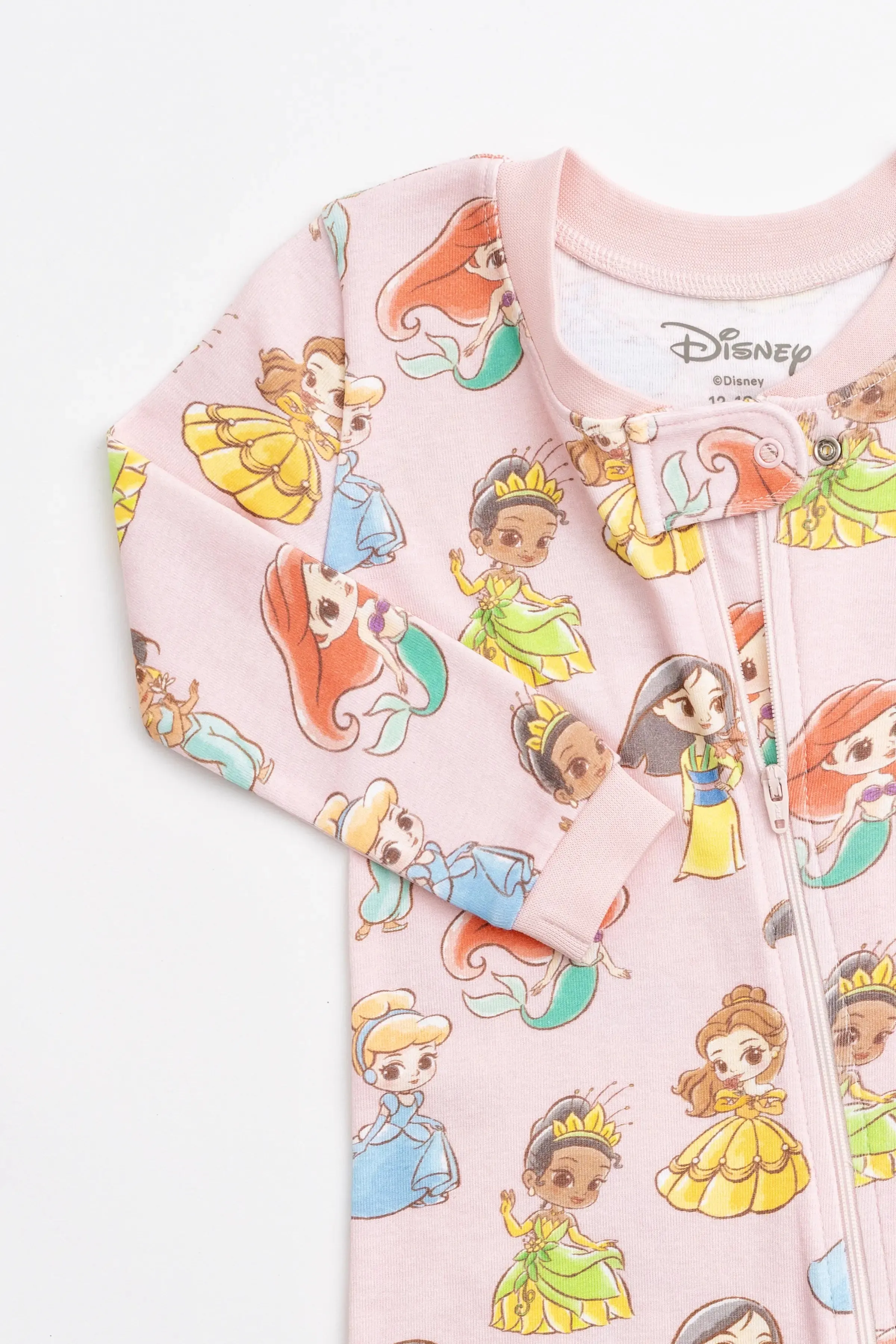 One-Piece Baby Pajamas_Disney Princess Characters