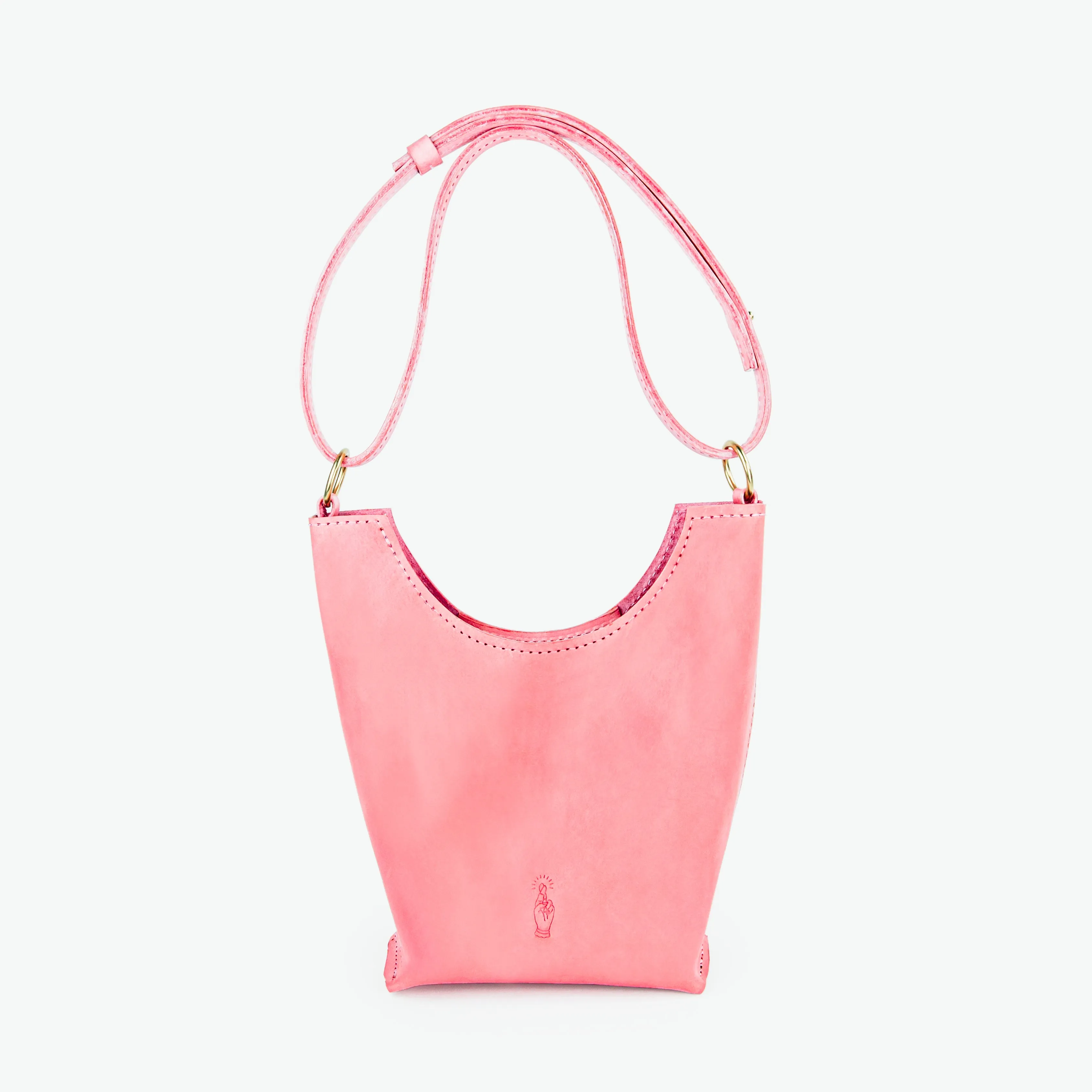 Phoebe Crossbody Tote - Pink Salt