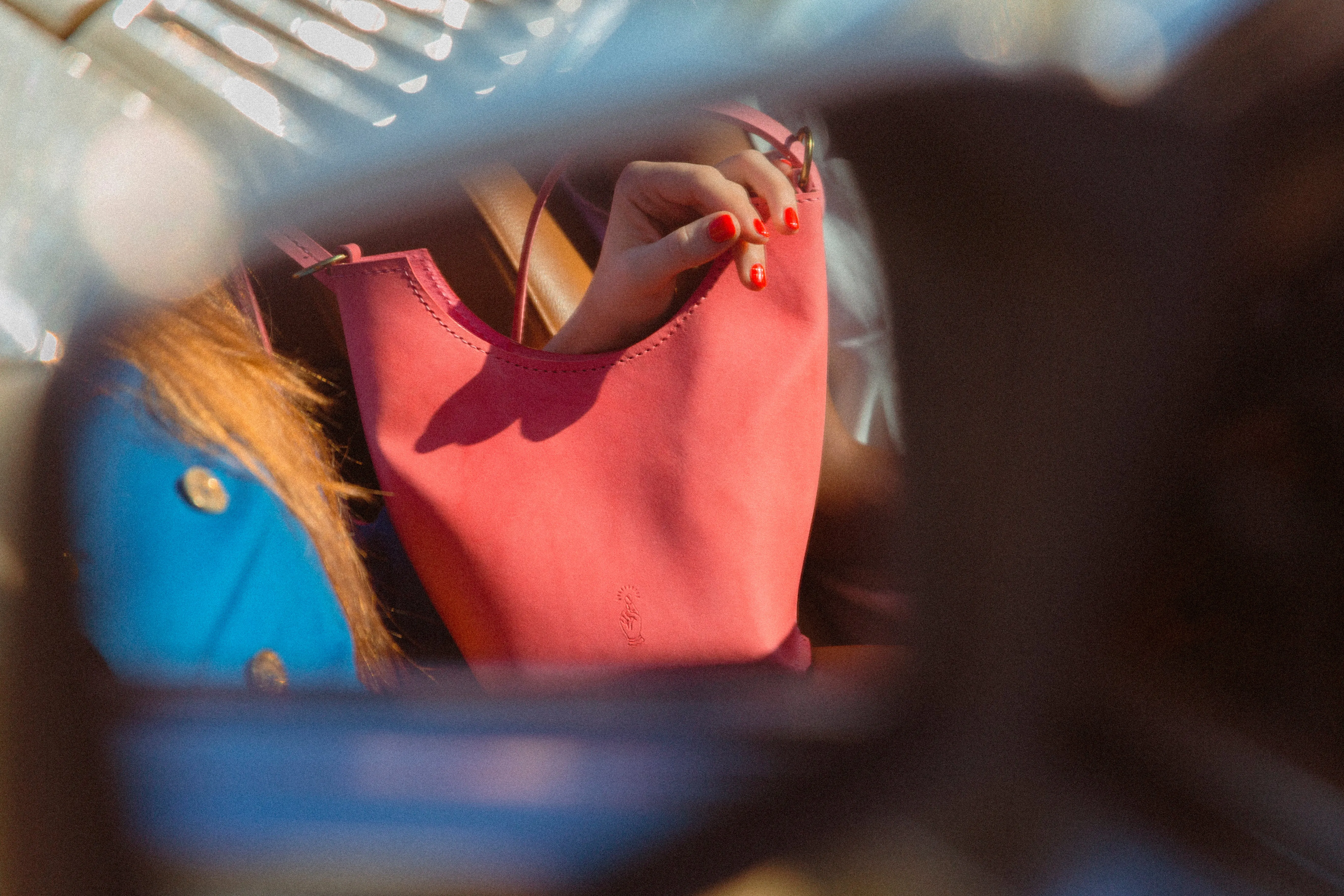 Phoebe Crossbody Tote - Pink Salt