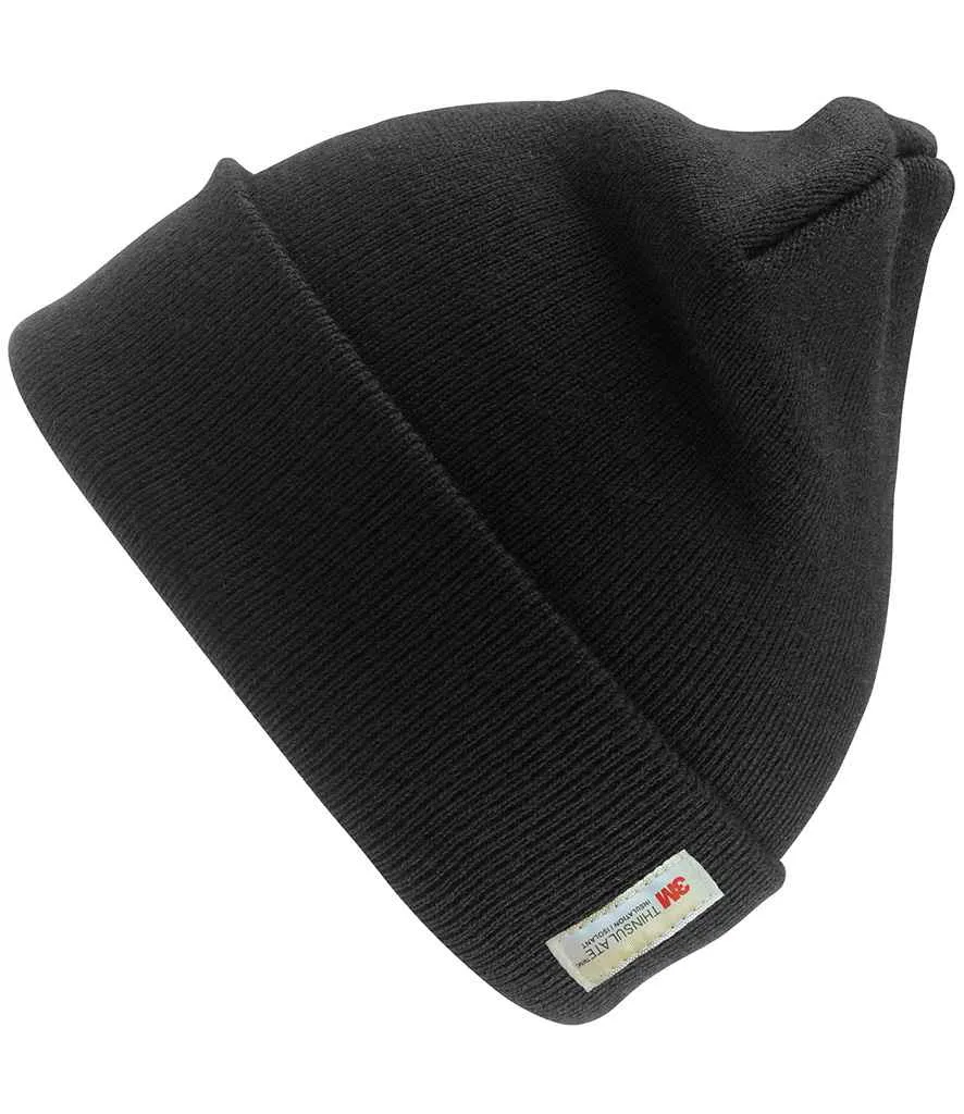 Result Woolly Ski Hat with Thinsulate™ Insulation | Black