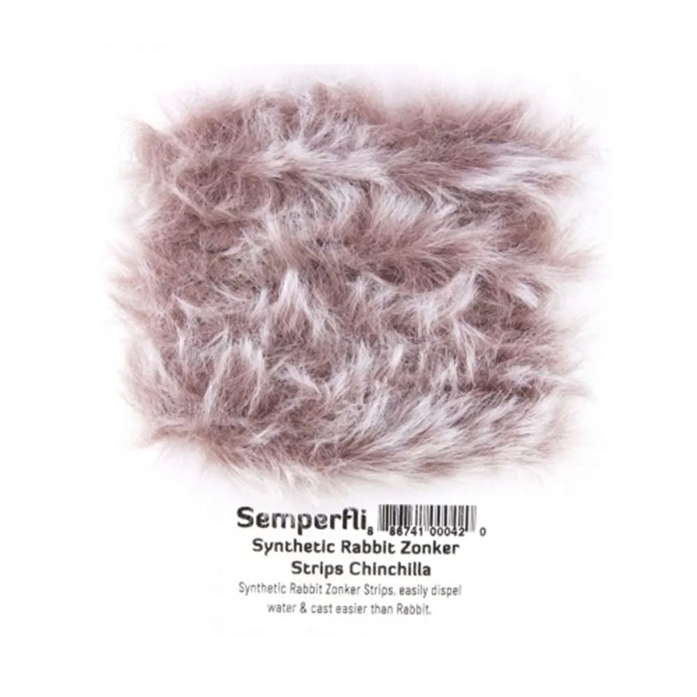 Semperfli Synthetic Rabbit Zonker Chinchilla