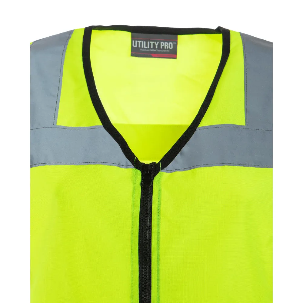 Utility Pro Hi Vis Women's Nylon Class 2 Safety Vest with Pockets - UHV662